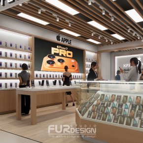 ออกแบบ ผลิต และติดตั้งร้าน : ร้าน KP Plus Phone ห้าง Central มหาชัย จ.สมุทรสาคร